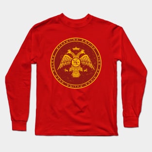 Byzantine Empire Flag Symbol Long Sleeve T-Shirt